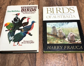 ハリー・フラウカ著『オーストラリアの鳥』、ティム・ハリデイ著『消え