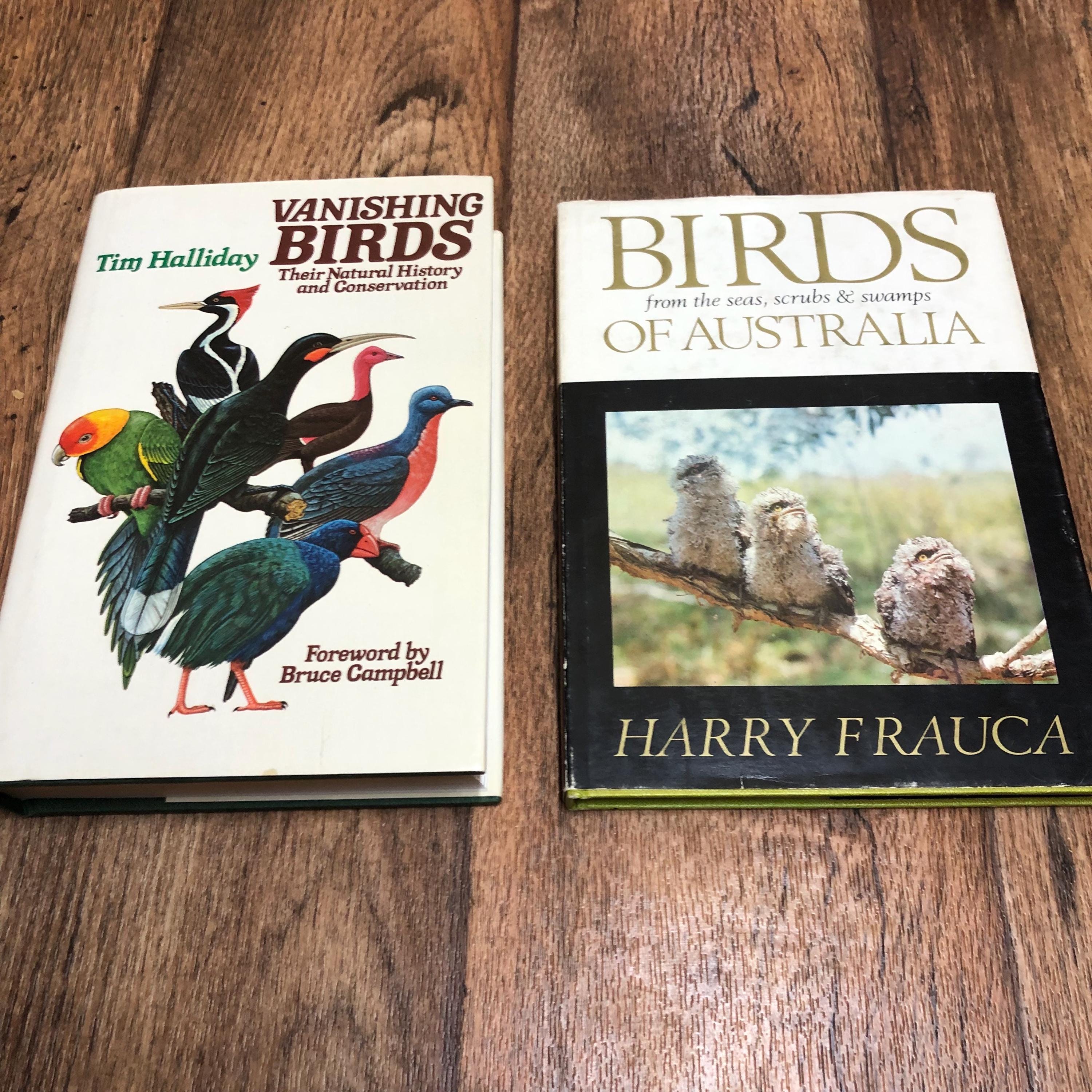 ハリー・フラウカ著『オーストラリアの鳥』、ティム・ハリデイ著『消え