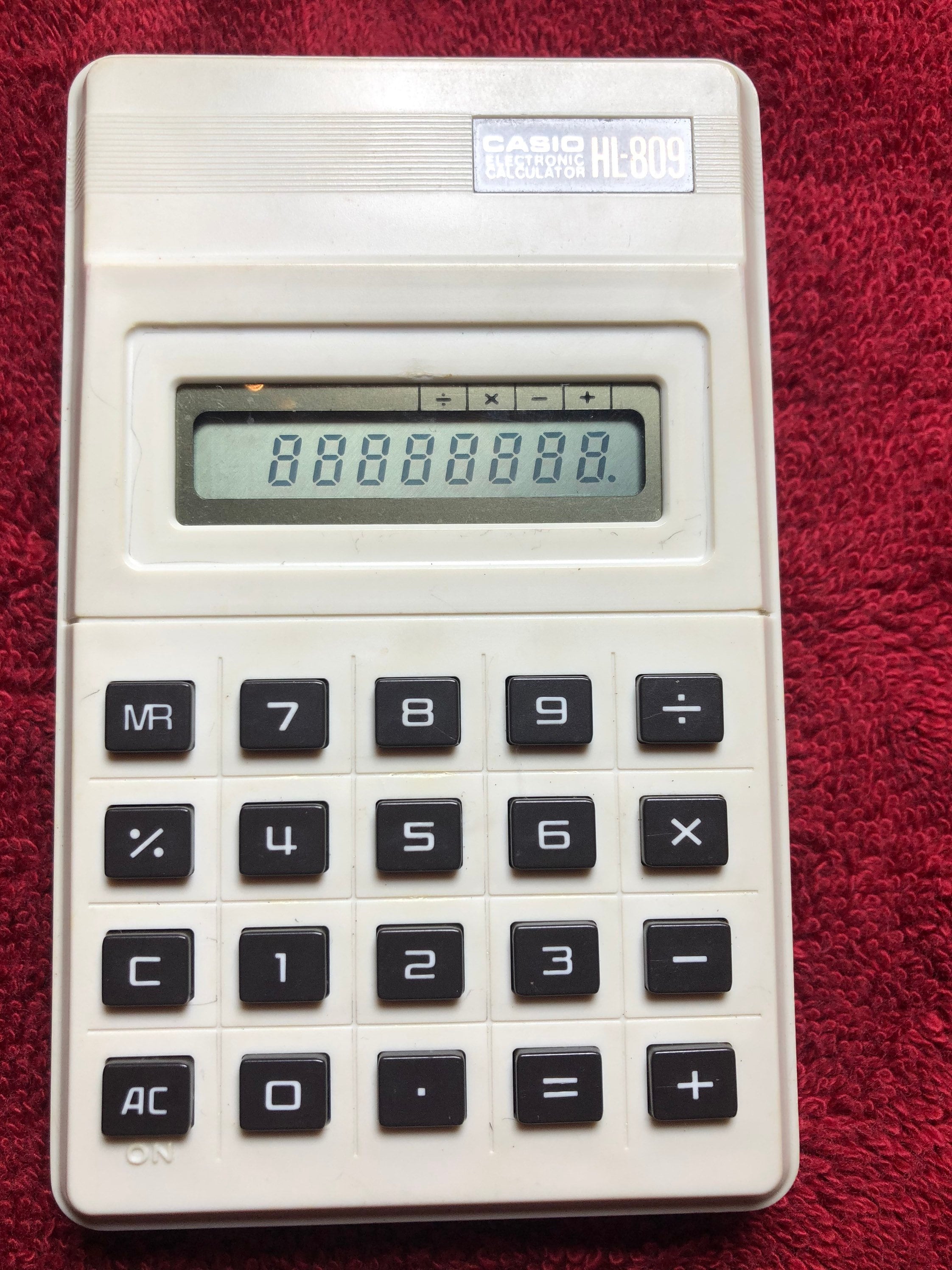 CASIO HL-809、レトロポケット電卓、日本製。 - Etsy 日本