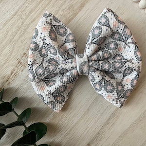 Tennis Rackets Hair Bow
