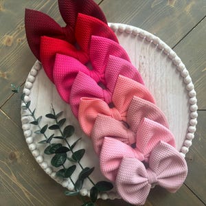 Pink/Red Variety Hair Bows