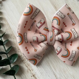 Rainbow Affirmations Hair Bow