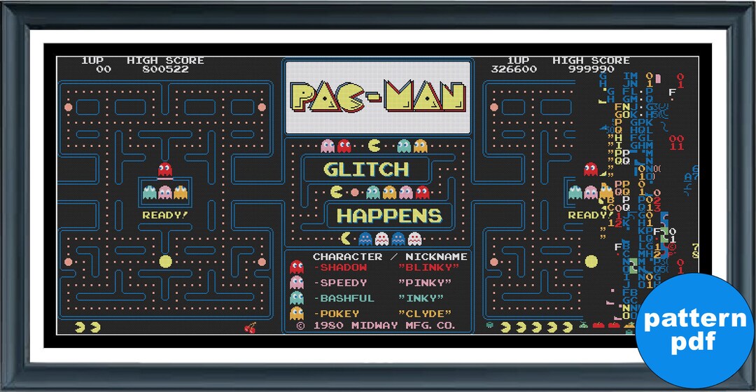 Pac-man - Glitch Happens - the Director's Cut - Retro Arcade Game