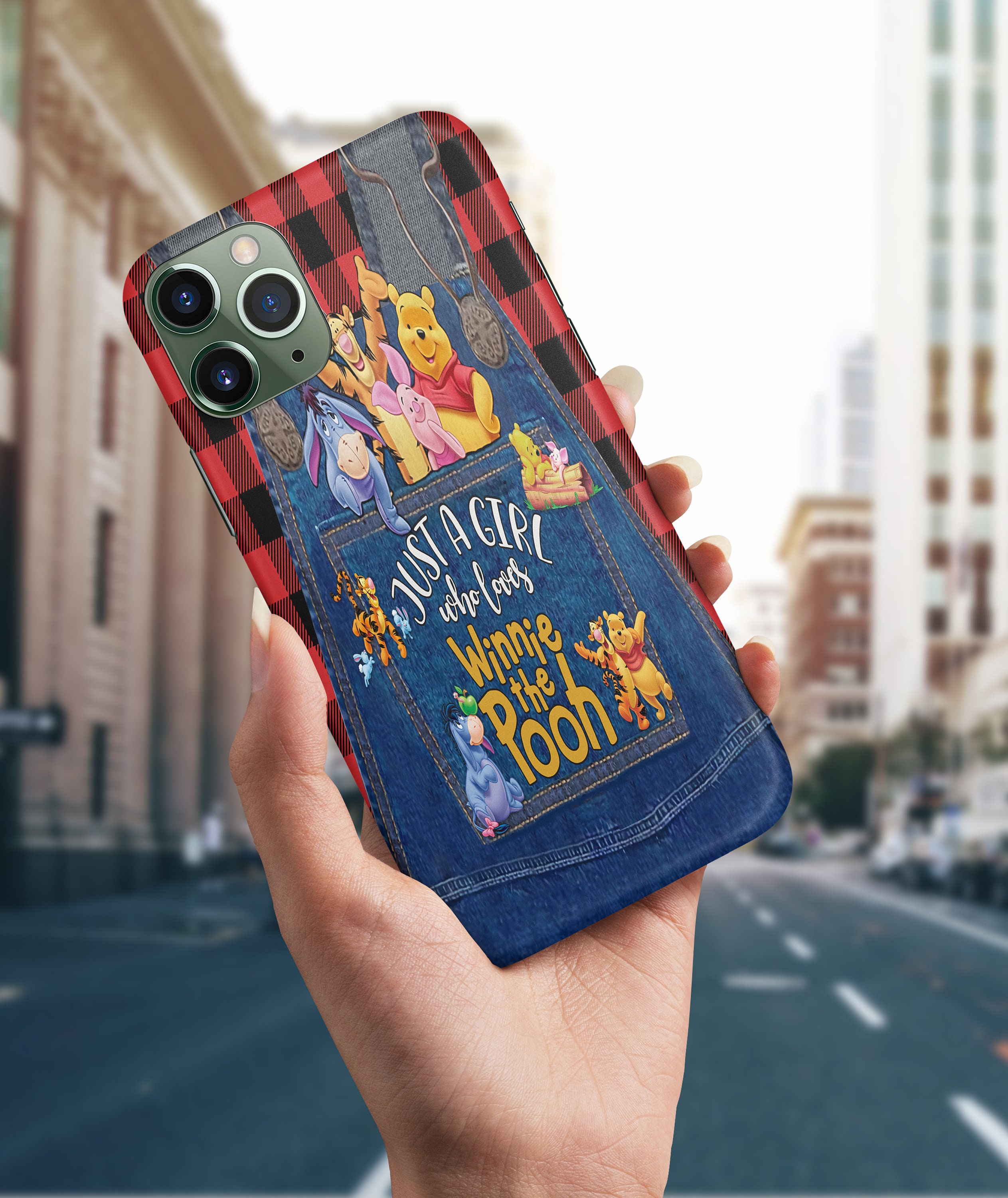 Winnie The Pooh Phone Case Disney Pooh Phone Case Pooh Case Etsy