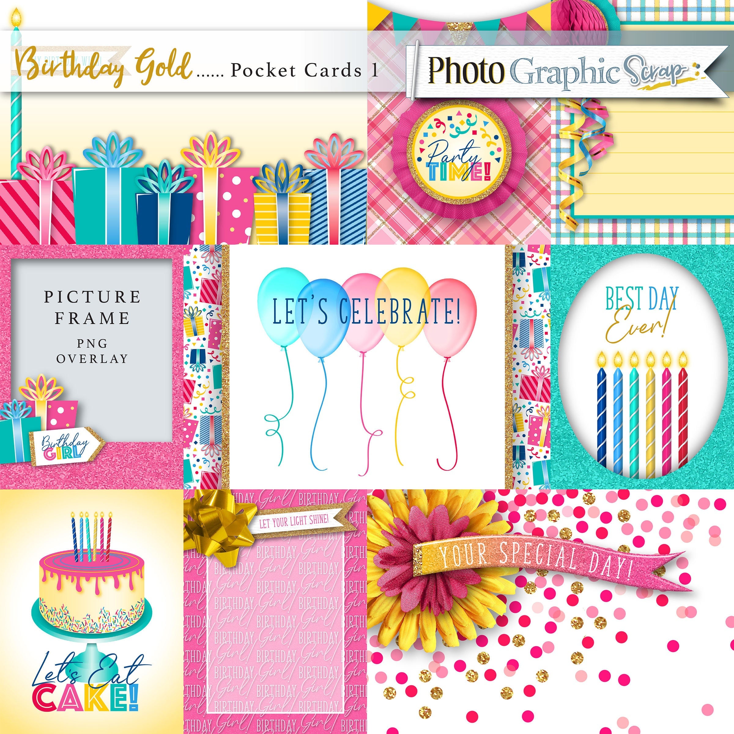 Digital Project Life Baby Girl Edition First & Last Page Cards –  digitalprojectlife