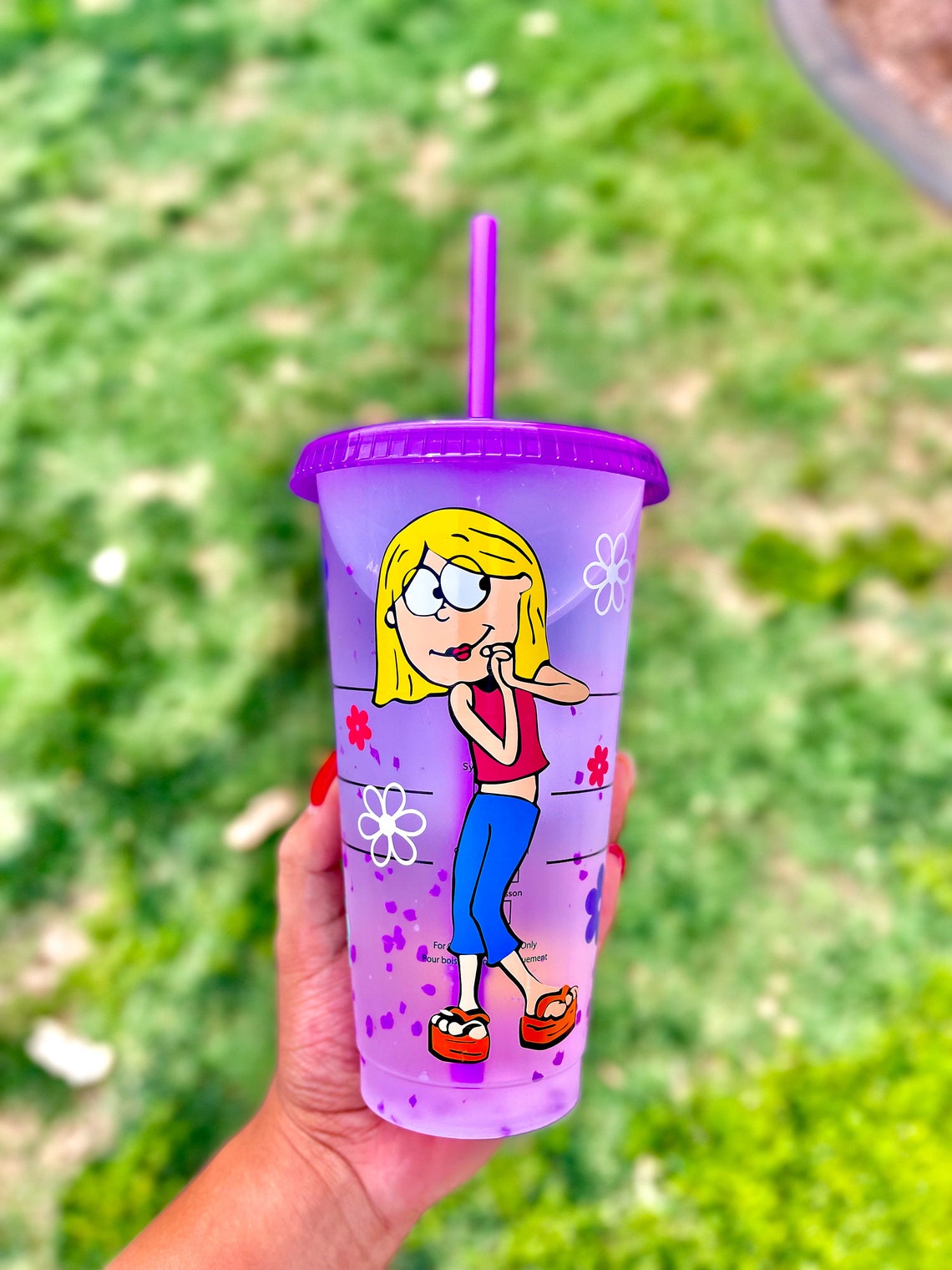 Lizzie McGuire Starbucks Cup 24oz Cold Cup Venti Cup Etsy