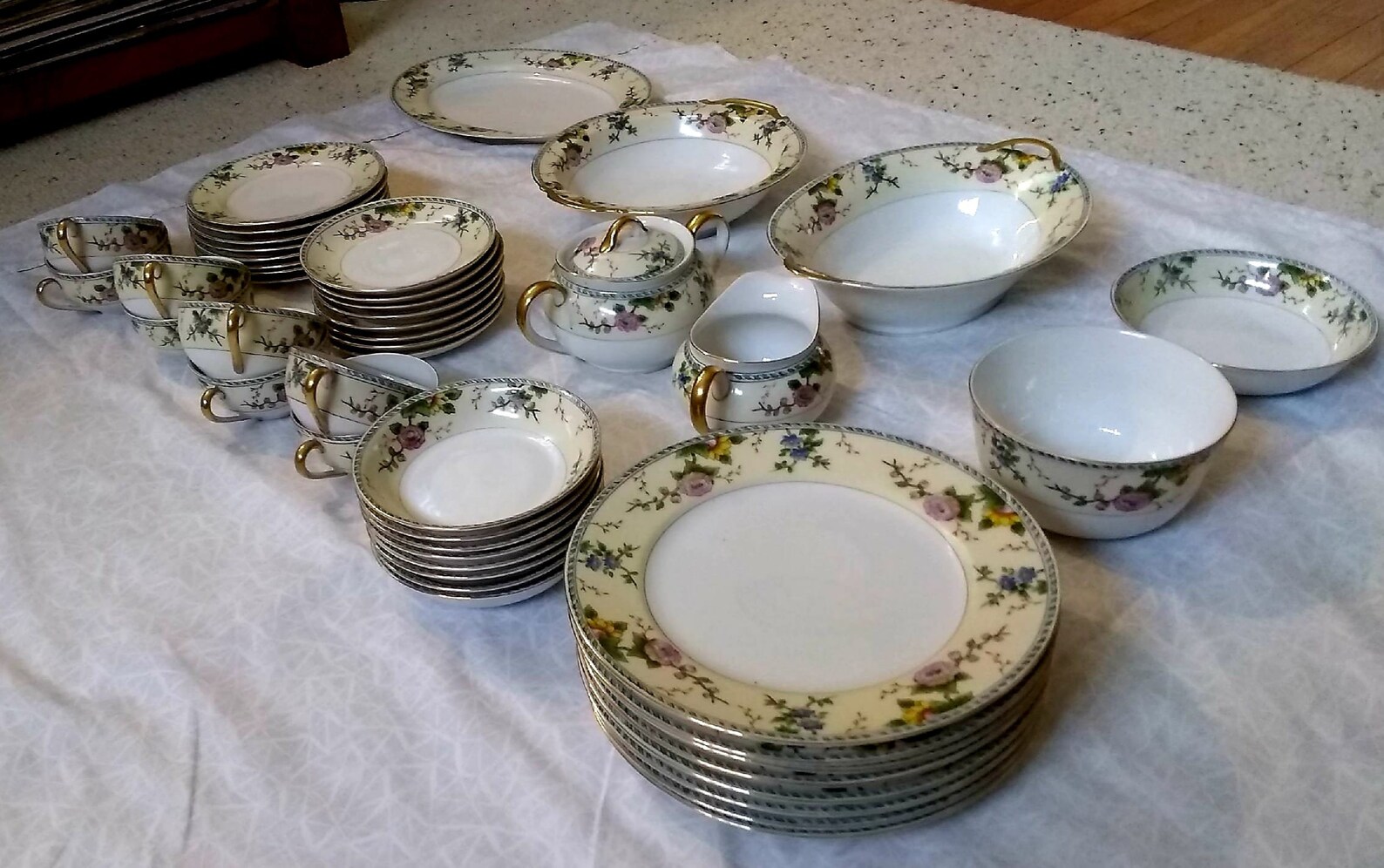 Noritake China Amerita COMPLETE 47 piece set Etsy
