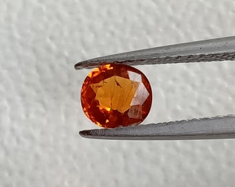 0.64 crt. Spessartite Garnet. Natural. Facet.