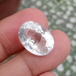 8.08 crt. Goshenite (Colorless Beryl). Natural. Facet.