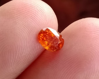 0.85 crt. Spessartite Garnet. Natural. Facet.