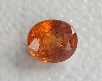 0.8 crt. Spessartite Garnet. Natural. Facet.