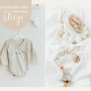 Babybody Du bist ein Wunderwerk sand fair bio nachhaltig Babykleidung Geschenk zur Geburt Babygeschenk Babyshower Segnung Taufe christlich Bild 9