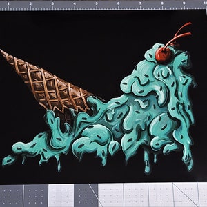 Ice Cream Snail Print