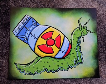 Bomb Snail Print