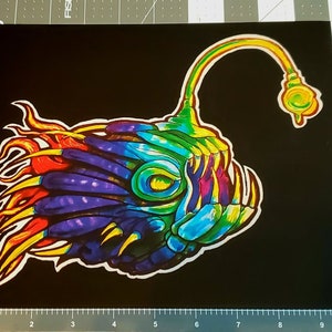 Rainbow Anglerfish Print (Outer Wilds)