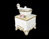 Capodimonte Porcelain Coffee Grinder Italy