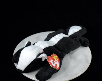 Stinky, Ty Beanie Baby, 1995, Skunk, Style 4017