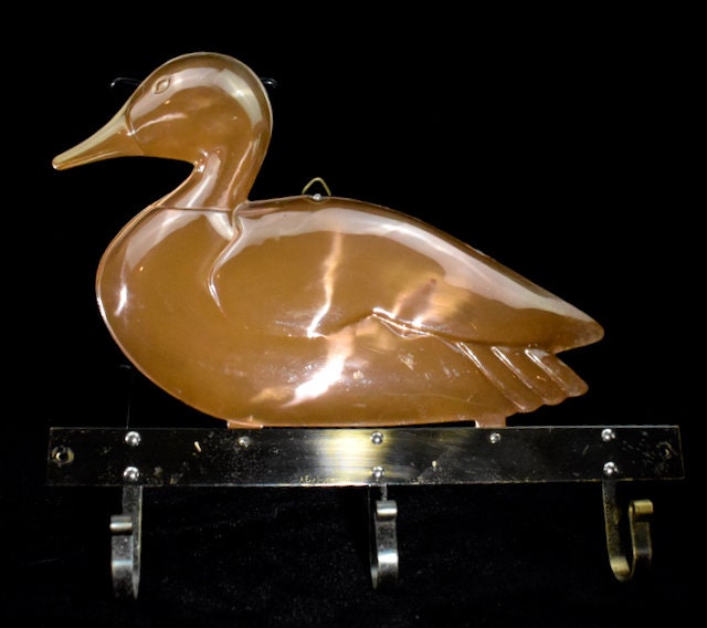 Copper and Brass Duck Towel Holder Kitchen Decor Etsy