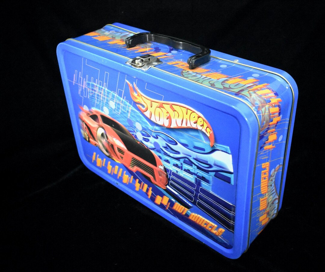 Hot Wheels Tin, Hot Wheels Case, 2002, Mattel Etsy