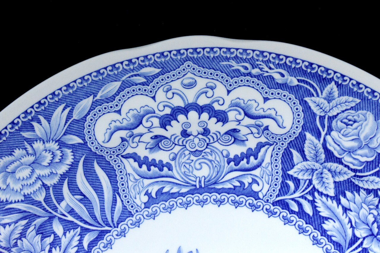 Spode Blue Room Collection Floral England | Etsy