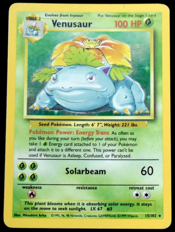 Original Venusaur Card