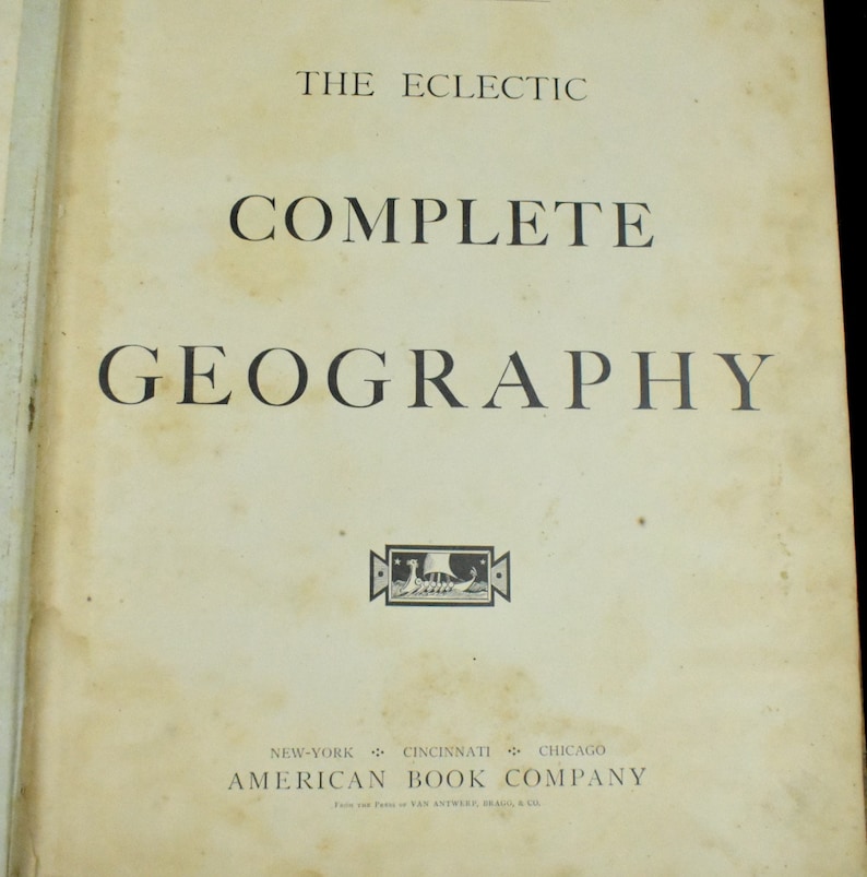 The Eclectic Complete Geography Etsy