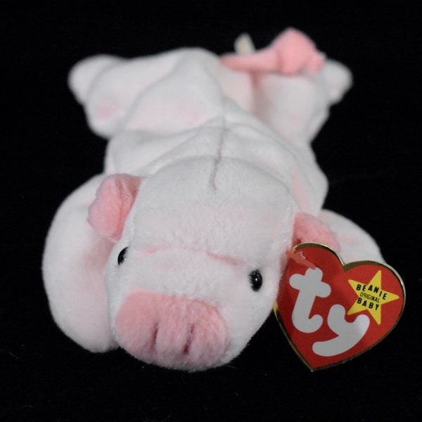 Squealer, Ty Beanie Baby, 1993, Pig