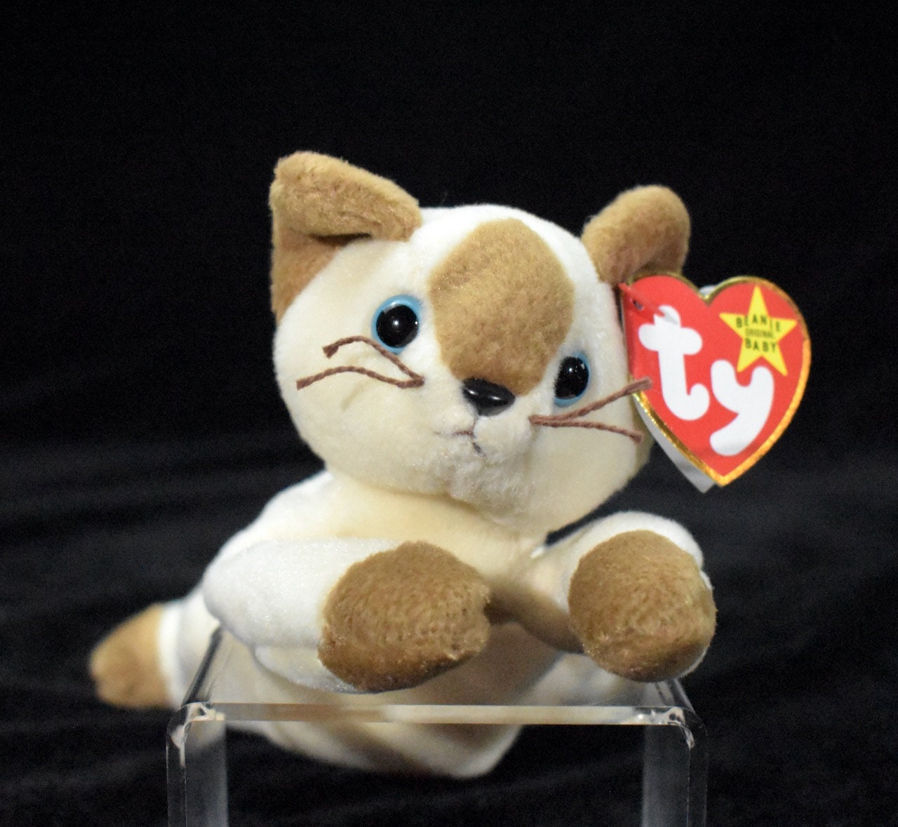 Snip Ty Beanie Baby 1996 Siamese Cat Style 4120