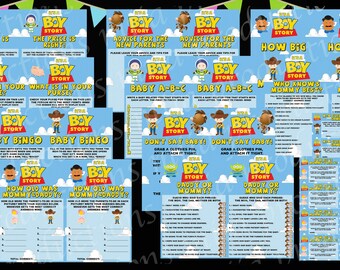 its a boy story baby shower decorations