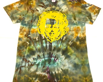 Jerry Garcia shirt Ice dye shirt. large tie dye shirt Crewneck shirt Tie dye shirt large ice dye shirt Grateful Dead shirt
