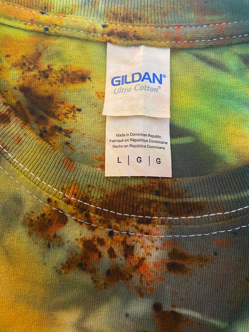 Jerry Garcia shirt Ice dye shirt. large tie dye shirt Crewneck shirt Tie dye shirt large ice dye shirt Grateful Dead shirt