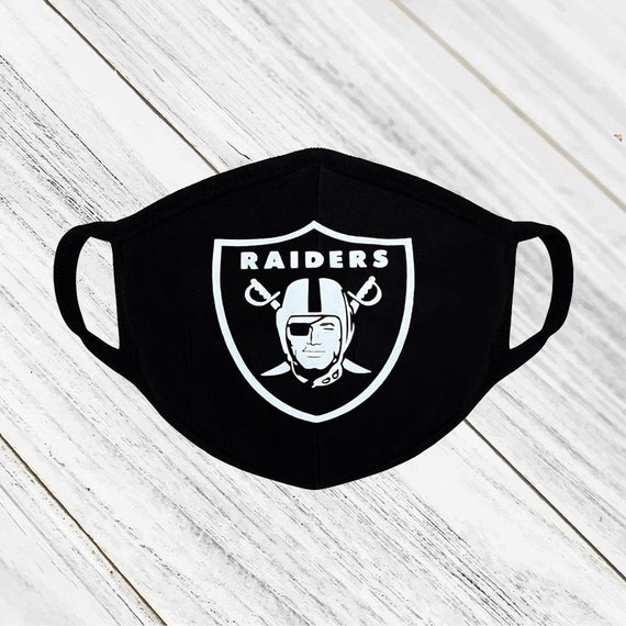 Oakland Raiders Face Maskreusable Face Maskwashable Face Etsy