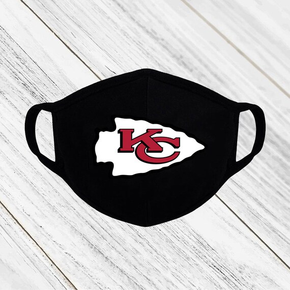 Kansas City Chiefs Face Maskreusable Face Maskwashable Face Etsy