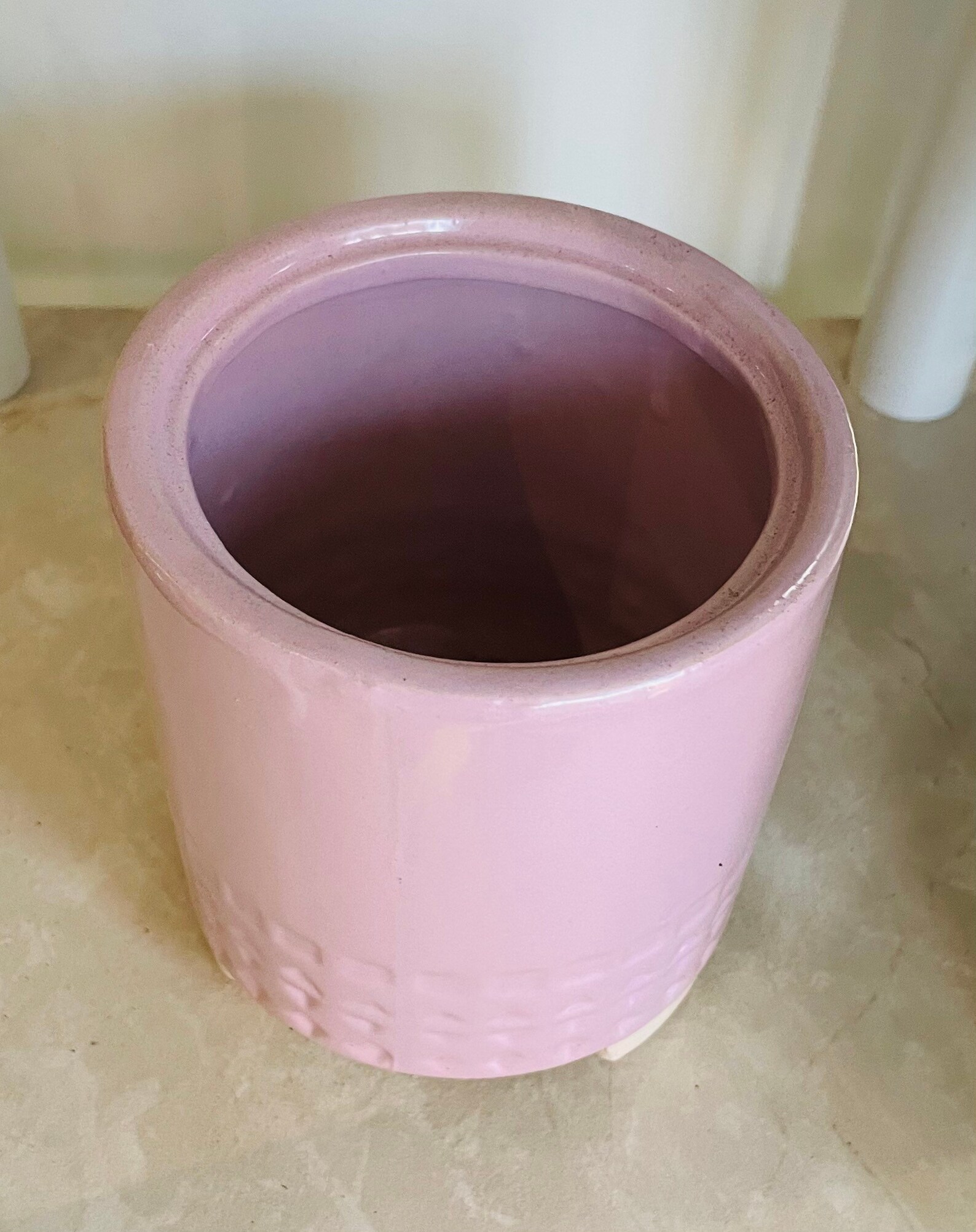 Pink Ceramic Planter Indoor Plant Pot 7.5cm Etsy