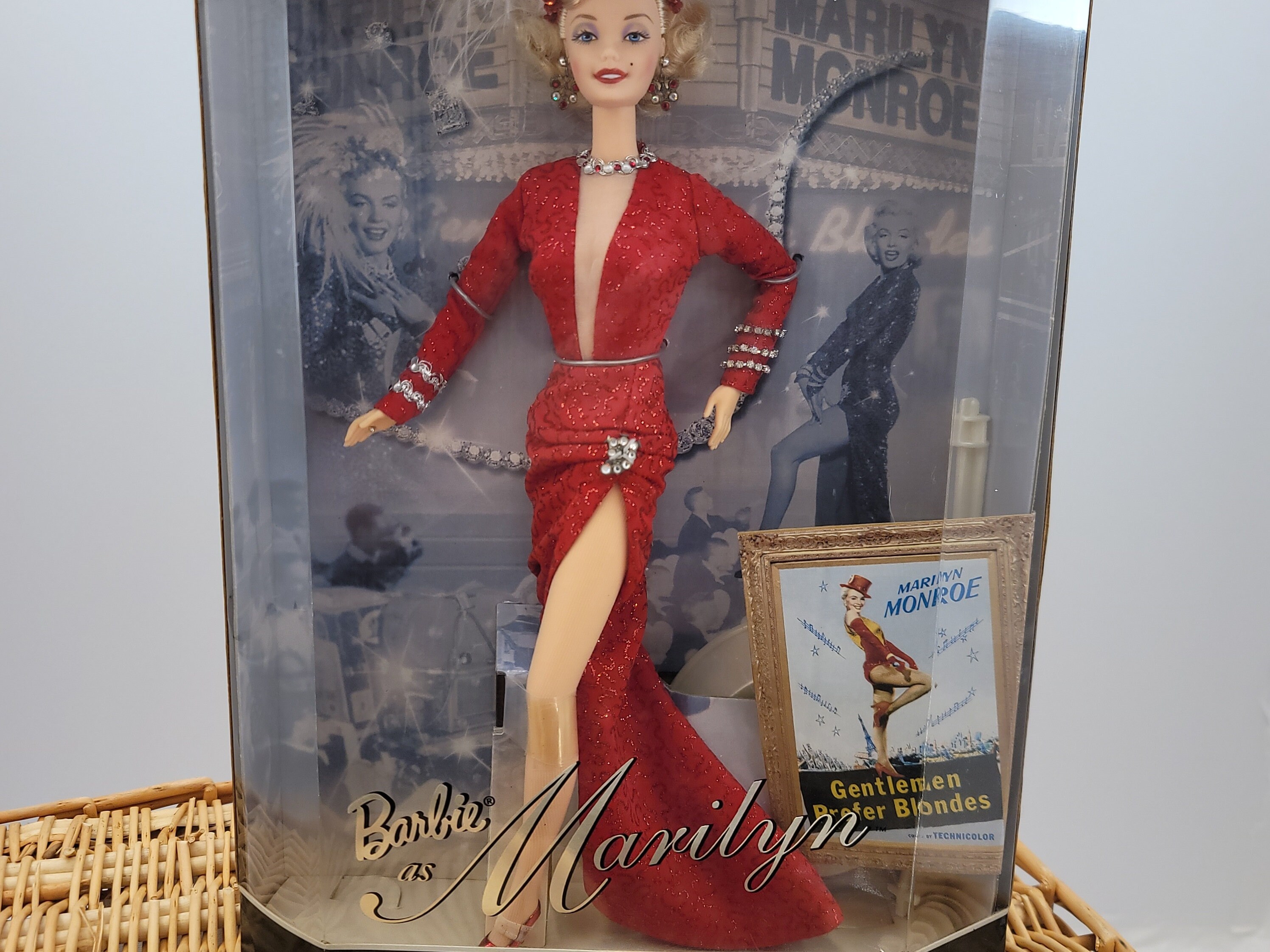 marilyn monroe barbie red dress Amazon.com: Barbie Timeless Treasures Marilyn Monroe : Toys & Games