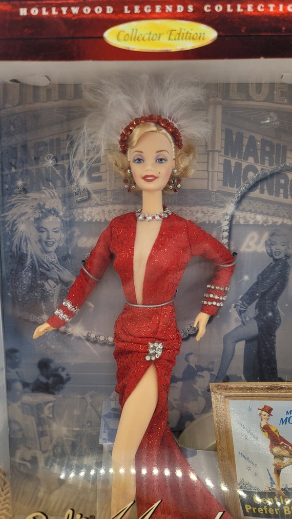 barbie collector red dress Barbie as Marilyn in 