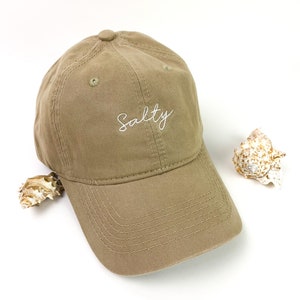 Embroidered Salty Dad Hat- Various Hat Color Options