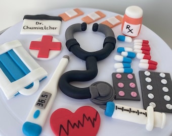 Topper Gateau Infirmiere Etsy