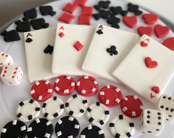 Fondant Poker Chips Etsy