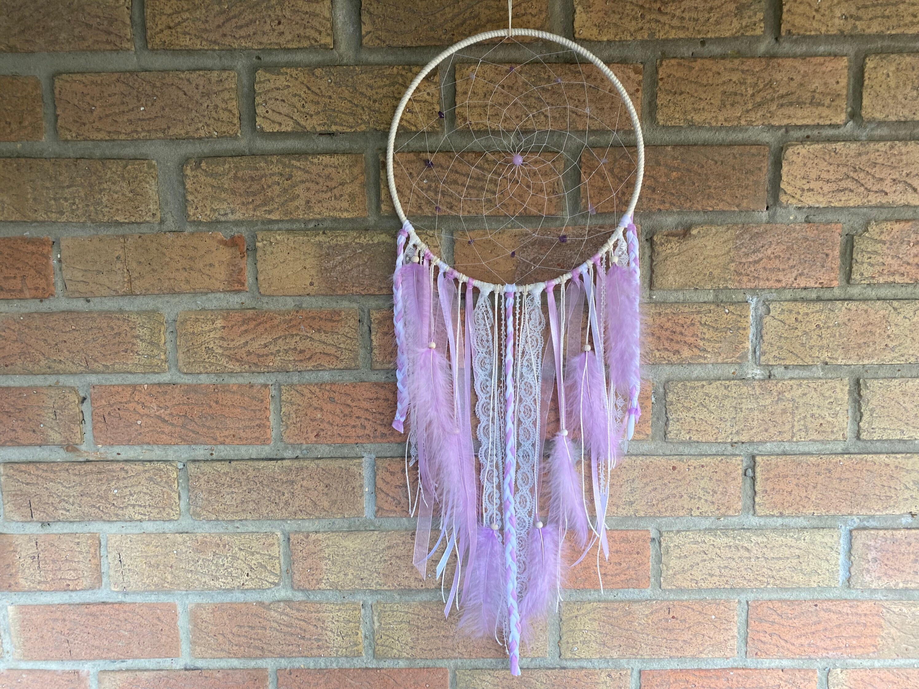 Attrape Rêve Violet Pastel 25 cm