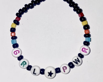 GRL PWR Beaded Bracelet
