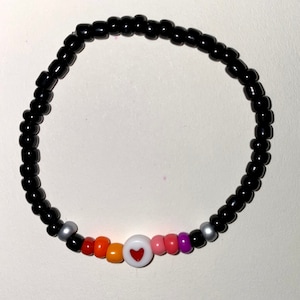 Lesbian Pride Bracelet
