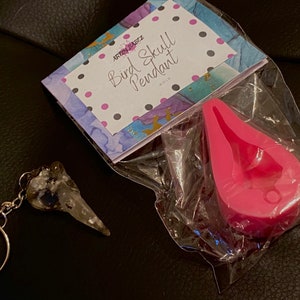Bird Skull Keychain Mold