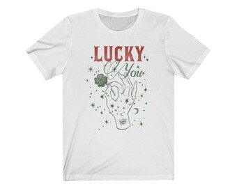 Lucky Irish - St Patrick's Day - Unisex Soft Cotton Short Sleeve Vintage T-shirt