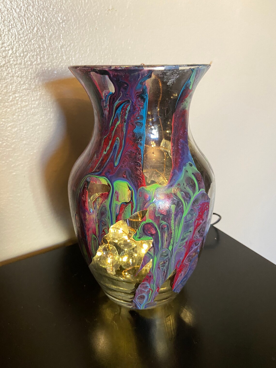 original-acrylic-pour-painted-glass-vase-etsy