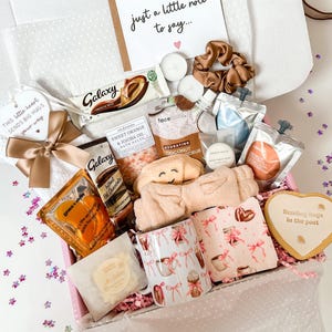PAMPER HAMPER | Letterbox Gift for Her | Spa Self-Care Giftbox | Birthday Giftbox | Friend Giftbox | Carepackage Gift | Personalised