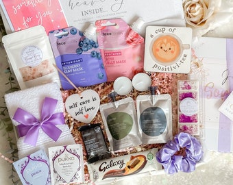 PAMPER HAMPER | Letterbox Gift for Her | Spa Self-Care Giftbox | Birthday Giftbox | Friend Giftbox | Carepackage Gift | Personalised