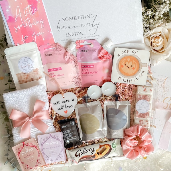 PAMPER HAMPER | Letterbox Gift for Her | Spa Self-Care Giftbox | Birthday Giftbox | Friend Giftbox | Carepackage Gift | Personalised