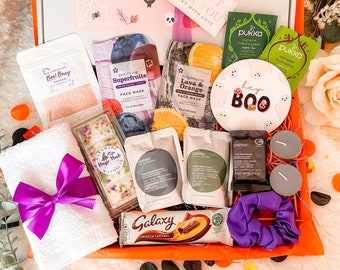 HALLOWEEN HAMPER | Letterbox Gift for Her | Halloween Pamper Giftbox | Boo Box | Boo Basket | Carepackage Gift | Personalised