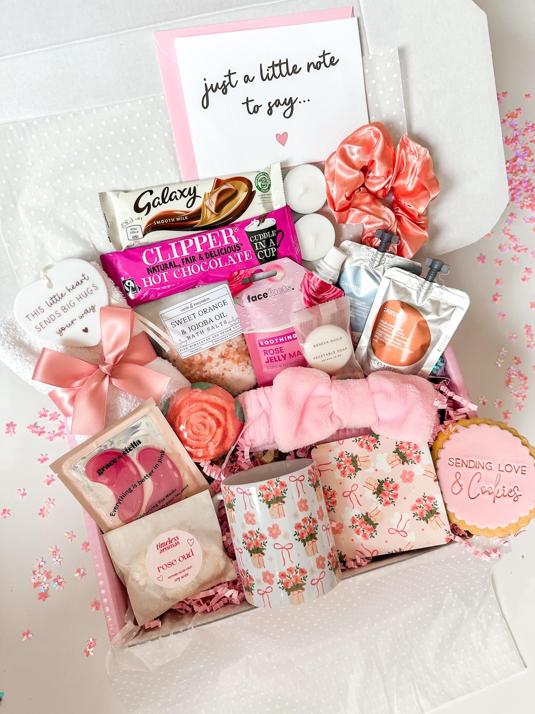 PAMPER HAMPER | Letterbox Gift for Her | Spa Self-care Giftbox | Birthday Giftbox | Friend Giftbox | Carepackage Gift | Personalised - Etsy UK